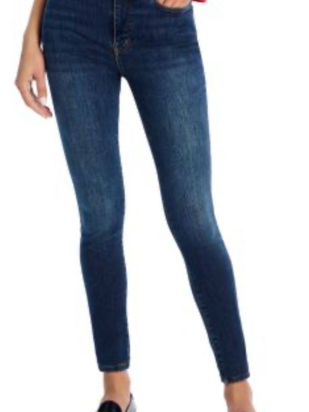 FRAME The Alix Dark Blue Skinny Jeans 29” inseam